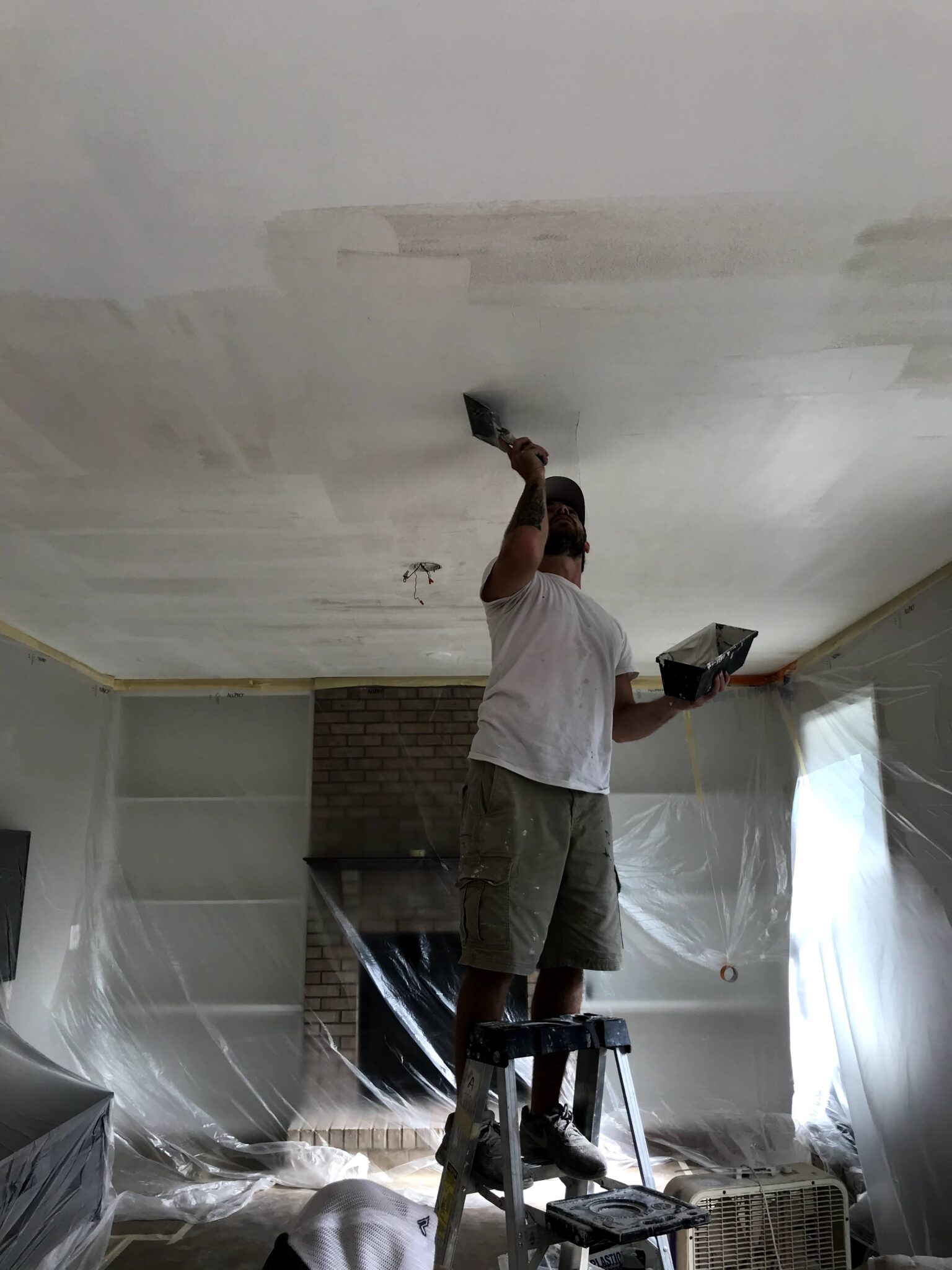 cost to skim walls and ceiling